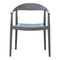 Rainbow Outdoor Kennedy Set of 2 Stackable Armchair-Cappuccino