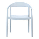 Rainbow Outdoor Kennedy Set of 2 Stackable Armchair-White