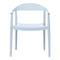 Rainbow Outdoor Kennedy Set of 2 Stackable Armchair-White