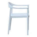 Rainbow Outdoor Kennedy Set of 2 Stackable Armchair-White