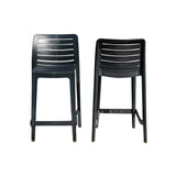 Rainbow Outdoor Leva Set of 2 Barstools - Anthracite