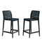 Rainbow Outdoor Leva Set of 2 Barstools - Anthracite