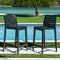 Rainbow Outdoor Leva Set of 2 Counter Stools - Anthracite