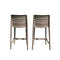 Rainbow Outdoor Leva Set of 2 Barstools - Cappucino