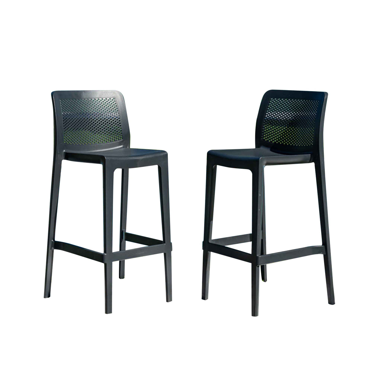 Rainbow Outdoor Lisa Set of 2 Barstools - Anthracite