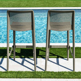 Rainbow Outdoor Lisa Set of 2 Barstools - Cappucino