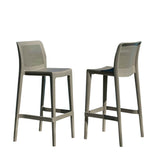 Rainbow Outdoor Lisa Set of 2 Barstools - Cappucino