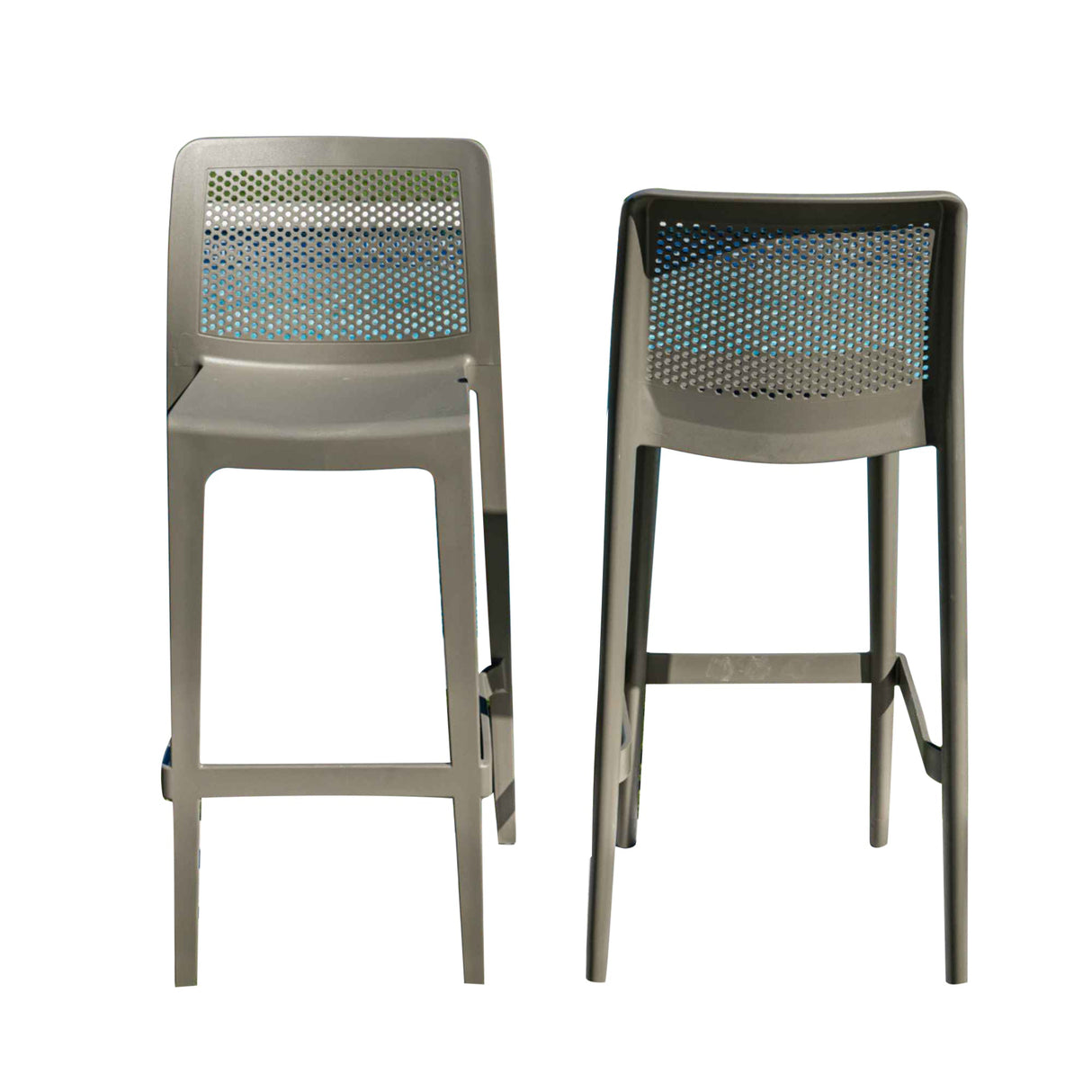Rainbow Outdoor Lisa Set of 2 Barstools - Cappucino