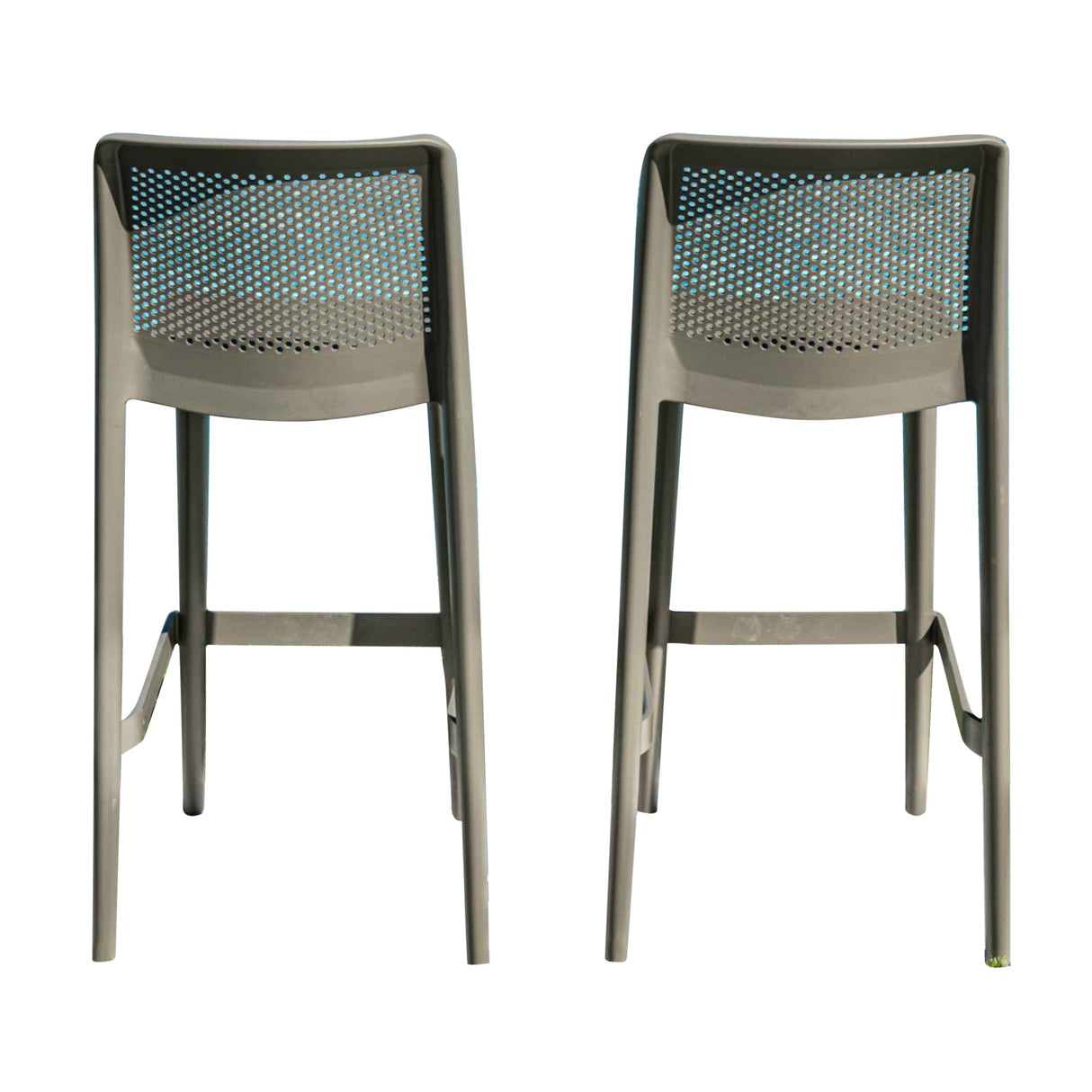 Rainbow Outdoor Lisa Set of 2 Barstools - Cappucino