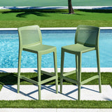 Rainbow Outdoor Lisa Set of 2 Barstools - Green