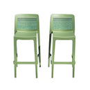 Rainbow Outdoor Lisa Set of 2 Barstools - Green