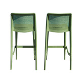 Rainbow Outdoor Lisa Set of 2 Barstools - Green
