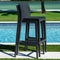 Rainbow Outdoor Luna Set of 2 Barstools - Anthracite