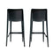 Rainbow Outdoor Luna Set of 2 Barstools - Anthracite