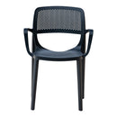 Rainbow Outdoor Mila Set of 2 Stackable Armchair-Anthracite