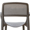 Rainbow Outdoor Mila Set of 2 Stackable Armchair-Cappuccino
