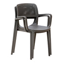Rainbow Outdoor Mila Set of 2 Stackable Armchair-Cappuccino