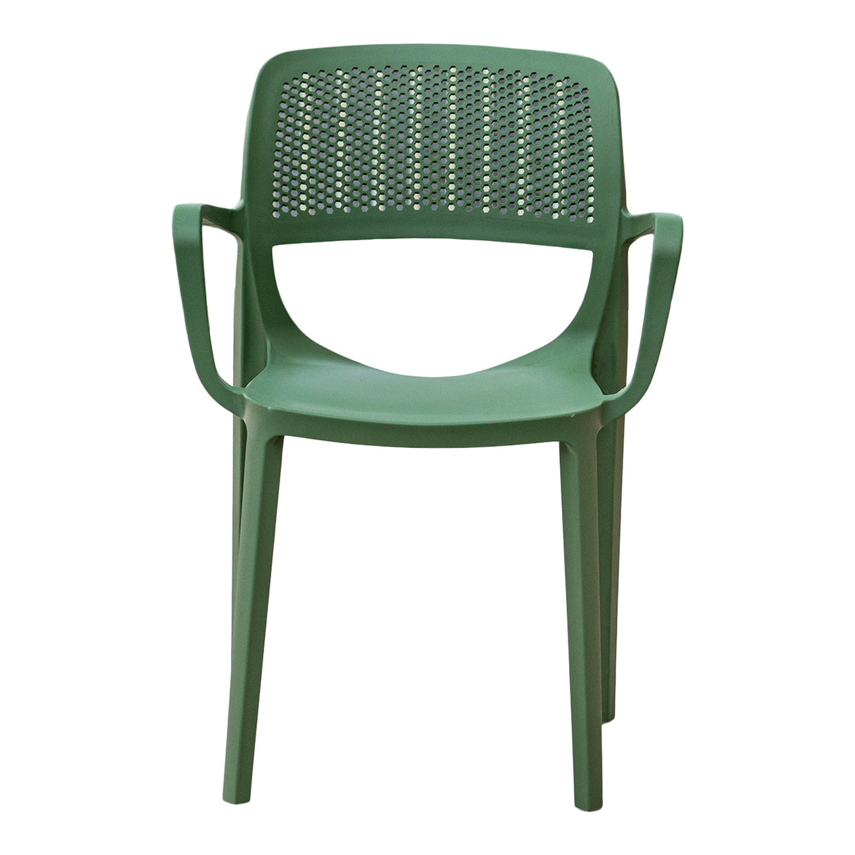 Rainbow Outdoor Mila Set of 2 Stackable Armchair-Green