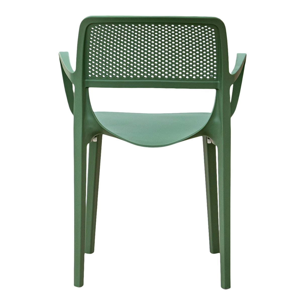 Rainbow Outdoor Mila Set of 2 Stackable Armchair-Green