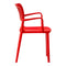 Rainbow Outdoor Mila Set of 2 Stackable Armchair-Red