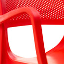 Rainbow Outdoor Mila Set of 2 Stackable Armchair-Red