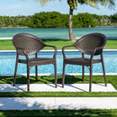 Rainbow Outdoor Mona 7-Piece Dining Set-Brown