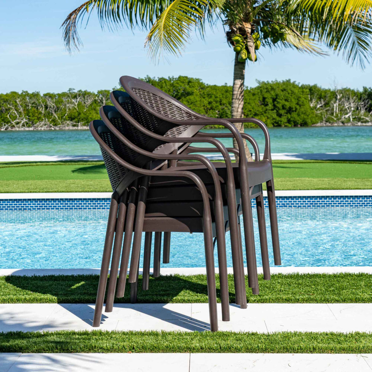 Rainbow Outdoor Mona Set of 2 Armchairs