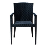 Rainbow Outdoor Montana Set of 2 Stackable Armchair-Anthracite