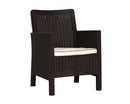 Rainbow Outdoor Nova 4-Piece Sofa Set with Cushions-Brown
