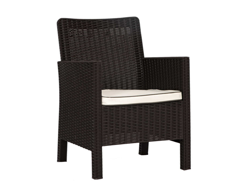 Rainbow Outdoor Nova 4-Piece Sofa Set with Cushions-Brown