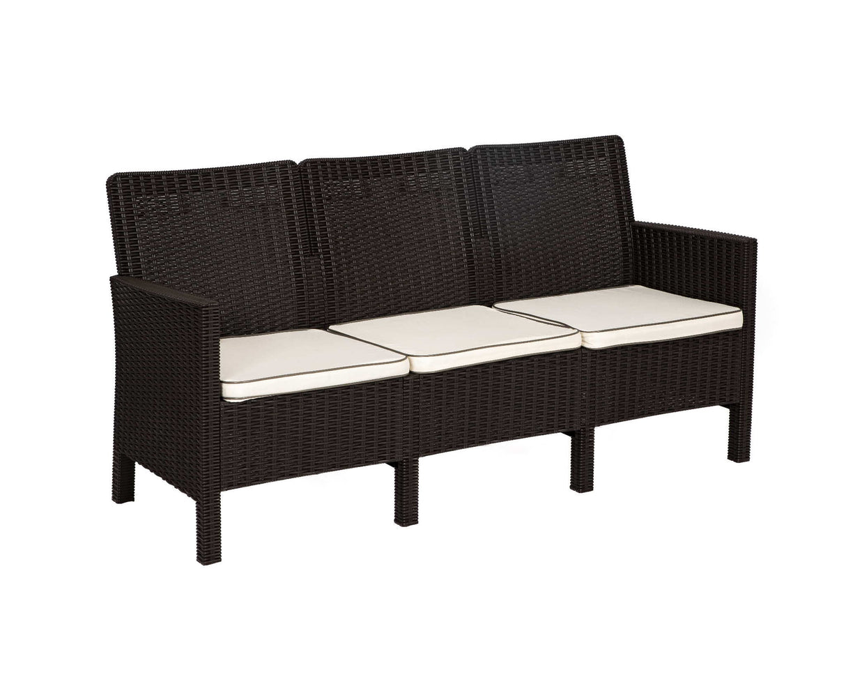 Rainbow Outdoor Nova 4-Piece Sofa Set with Cushions-Brown