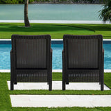 Rainbow Outdoor Nova Set of 2 Lounge Chairs With Cushion