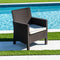 Rainbow Outdoor Nova Set of 2 Lounge Chairs With Cushion