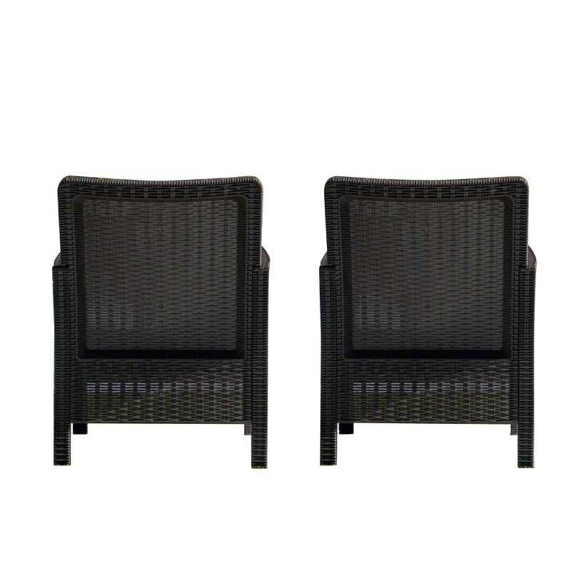 Rainbow Outdoor Nova Set of 2 Lounge Chairs With Cushion