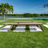 Rainbow Outdoor Odessa Set of 2 Chaise Loungers - Capuccino