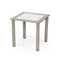Rainbow Outdoor Odessa End Table - Capuccino Hpl - White