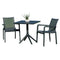 Rainbow Outdoor Paris Set of 2 Sling Armchairs - Anthracite
