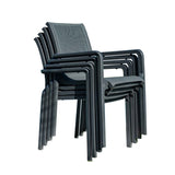 Rainbow Outdoor Paris Set of 2 Sling Armchairs - Anthracite