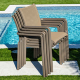 Rainbow Outdoor Paris Set of 2 Sling Armchairs - Cappucino
