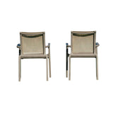 Rainbow Outdoor Paris Set of 2 Sling Armchairs - Cappucino