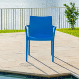 Rainbow Outdoor Pedro Set of 2 Stackable Armchair-Blue