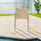 Rainbow Outdoor Pedro Set of 2 Stackable Armchair-White