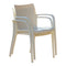 Rainbow Outdoor Pedro Set of 2 Stackable Armchair-White