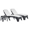 Rainbow Outdoor Roma 3-Piece Chaise Lounger Set With Cushion-Anthracite