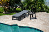 Rainbow Outdoor Roma Set of 2 Chaise Lounger-Anthracite