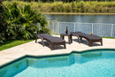 Rainbow Outdoor Roma 3-Piece Chaise Lounger Set-Brown