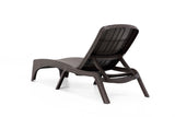 Rainbow Outdoor Roma Set of 2 Chaise Lounger-Brown