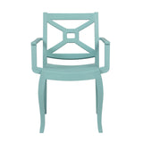 Rainbow Outdoor Zeus Set of 2 Stackable Armchair-Teal
