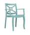 Rainbow Outdoor Zeus Set of 2 Stackable Armchair-Teal