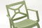 Rainbow Outdoor Zeus Set of 2 Stackable Armchair-Green